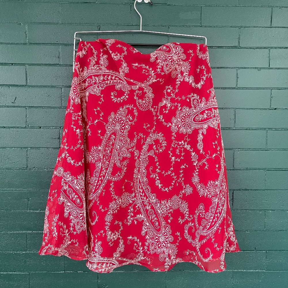 East 5th Paisley Floral Print Skirt